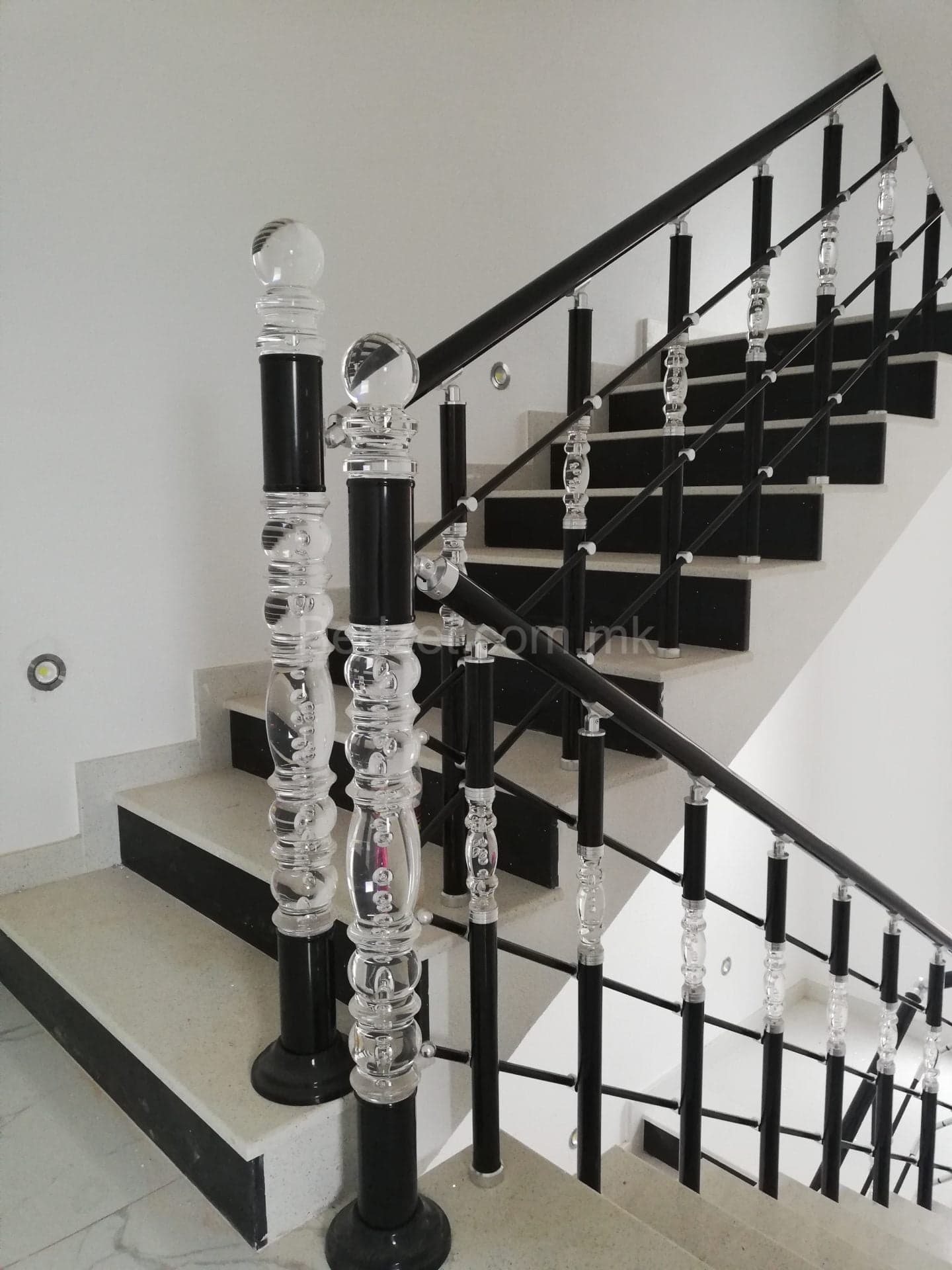 Aluminium railing with decorative balusters — Bedžet
